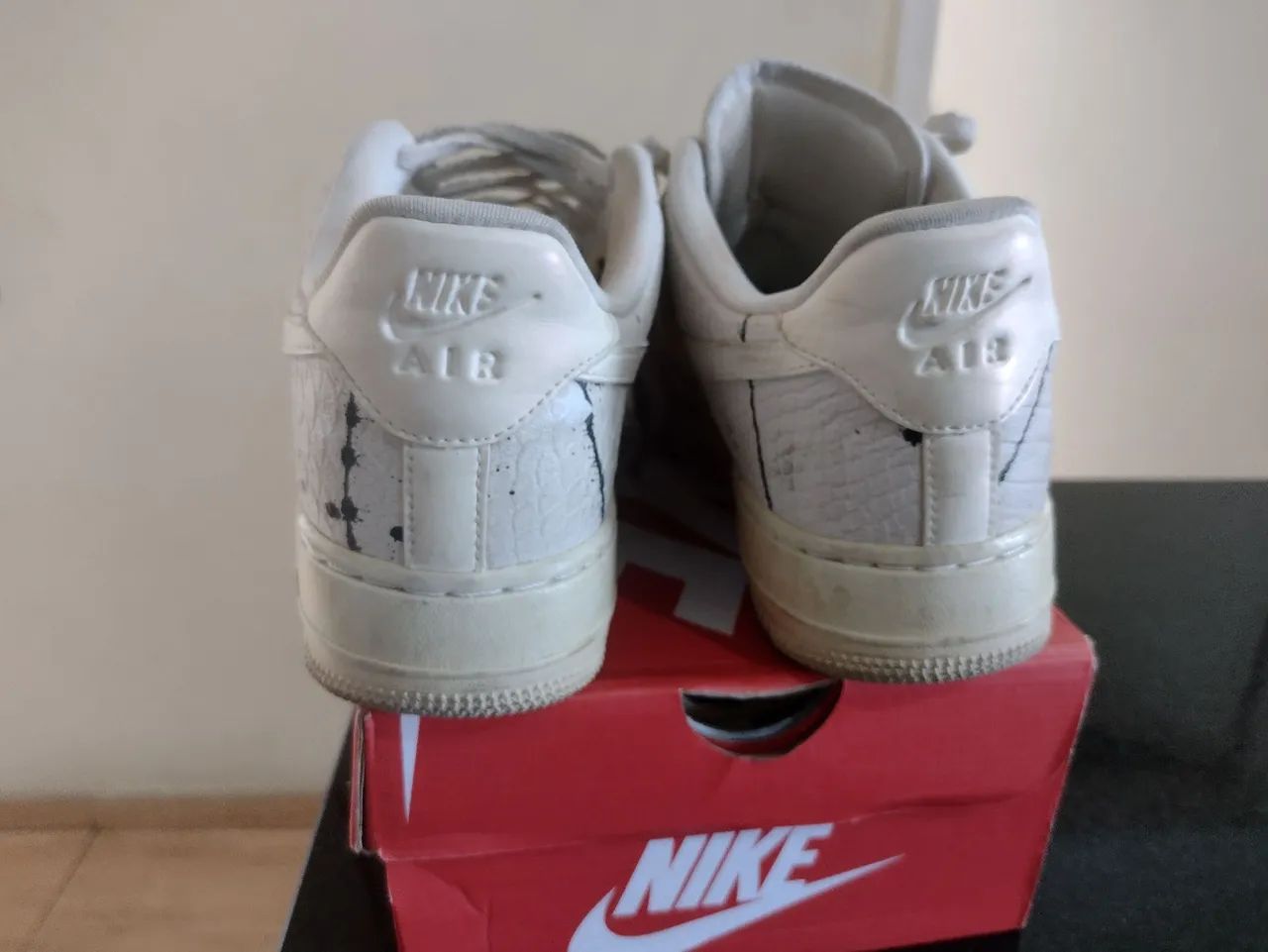 Nike Air Force 1 Low - Branco/Marrom - Foto 4