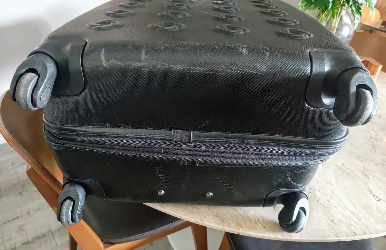 Mala grande de viagem preta Samsonite original  - Foto 4