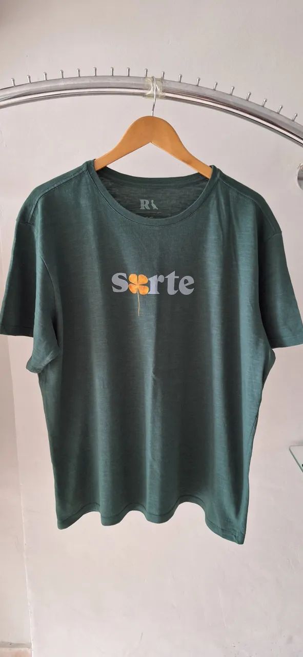Camiseta reserva original  Verde 'Sorte' - Conforto e Estilo GG