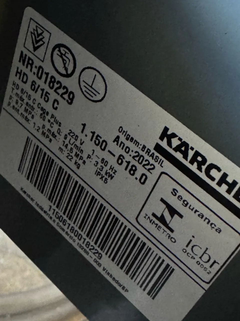Lava jato karcher hd 6/15c - Foto 3