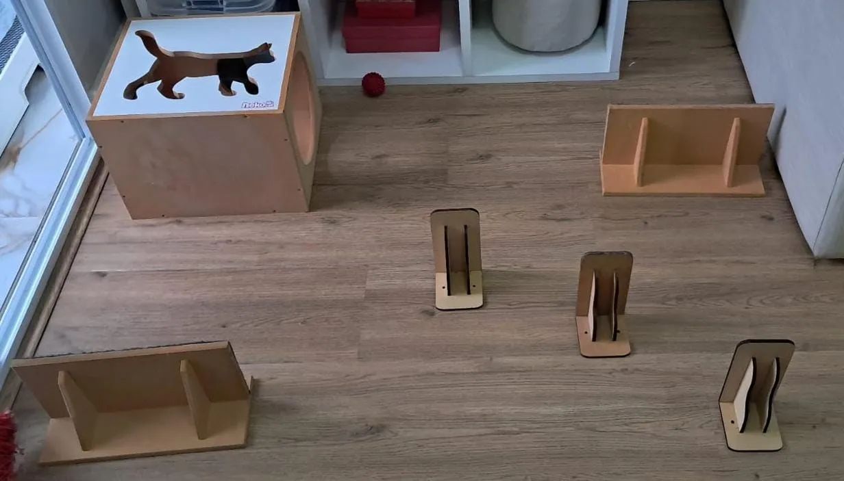 Playground para gatos em MDF