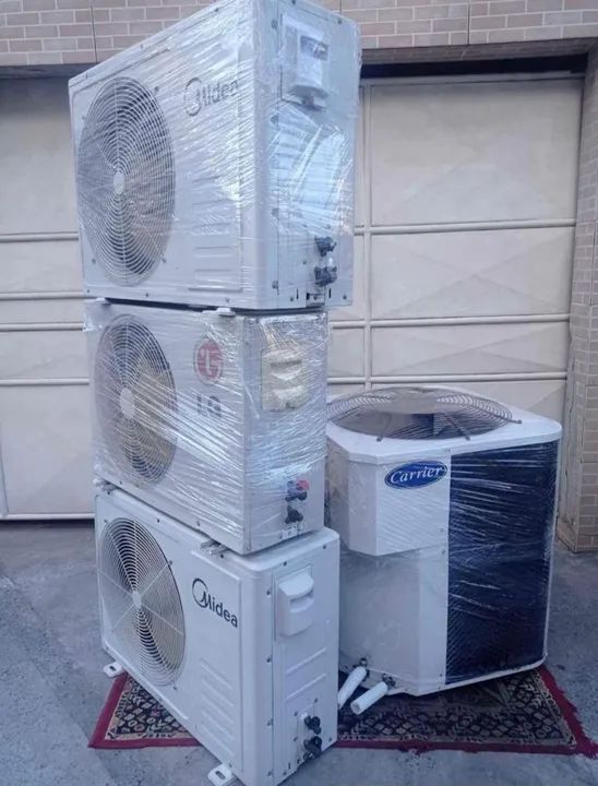 Kit 3 Ar Condicionados Midea e Carrier
