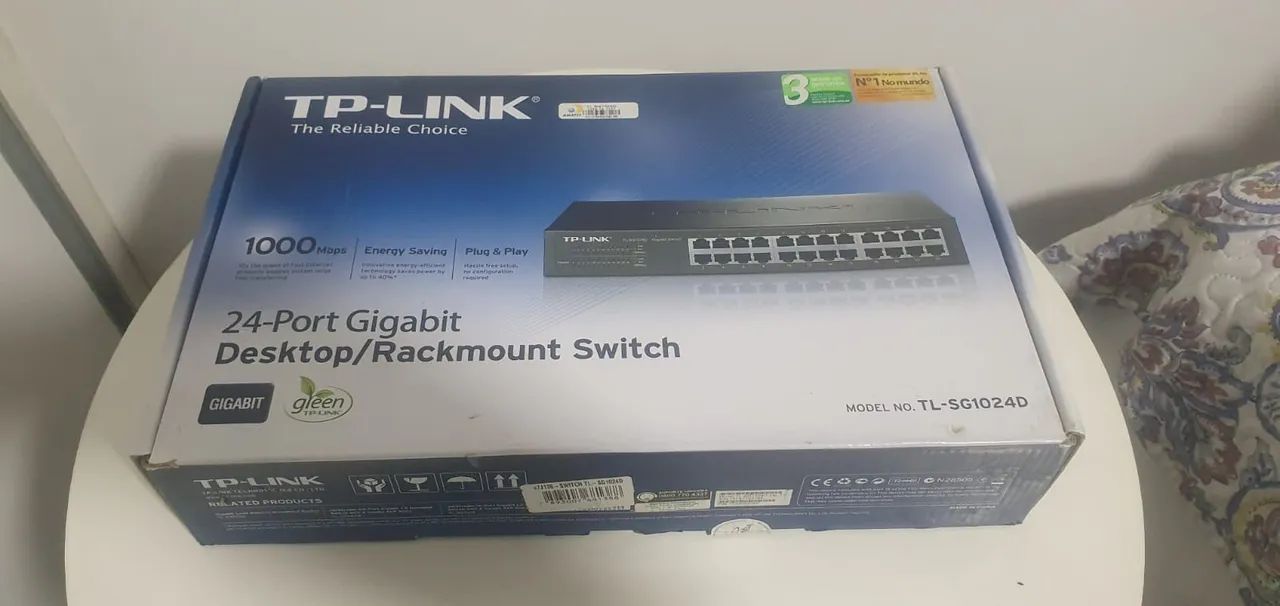 SWITCH 24 PORTAS GIGABIT DESKTOP/RACKMOUNT 10/100/1000 - Foto 2