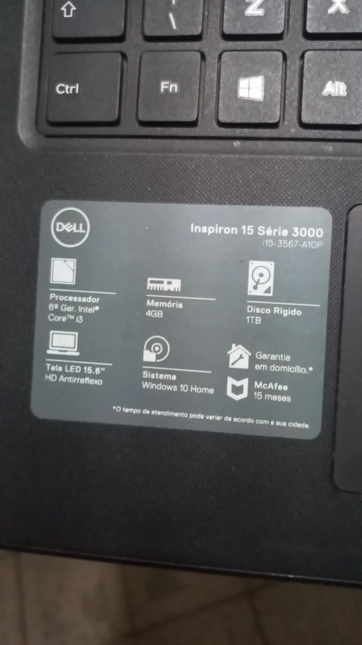 NOTEBOOK DELL 