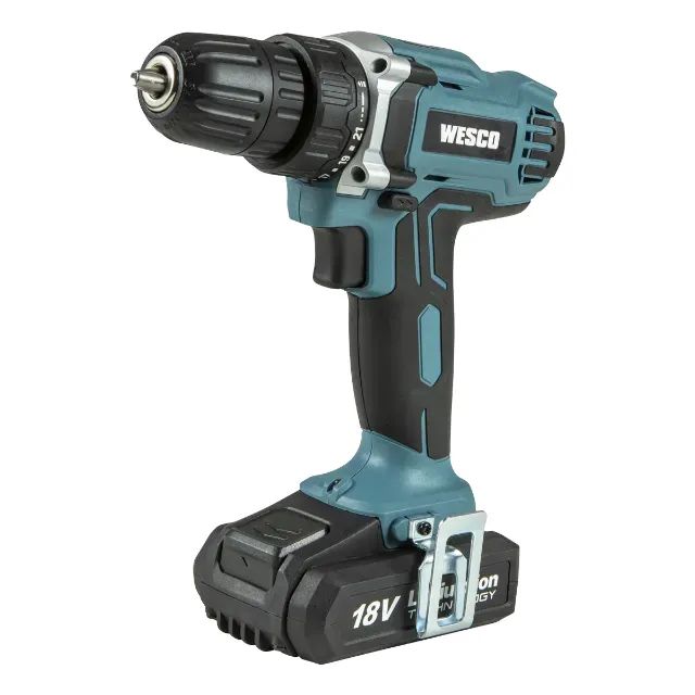 Parafusadeira Com 1 Bateria 18v Profissional Wesco Ws2972 - Foto 2