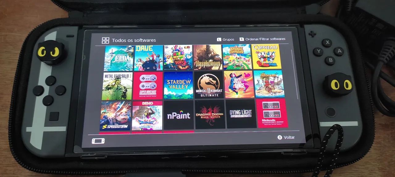 Nintendo Switch OLED edição especial super smash bros  - Foto 2