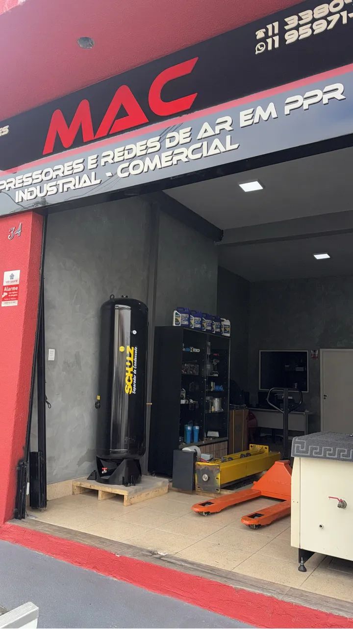 Redes de Ar em PPR /Compressores de parafuso e pistão e infra de elétrica industrial. - Foto 4