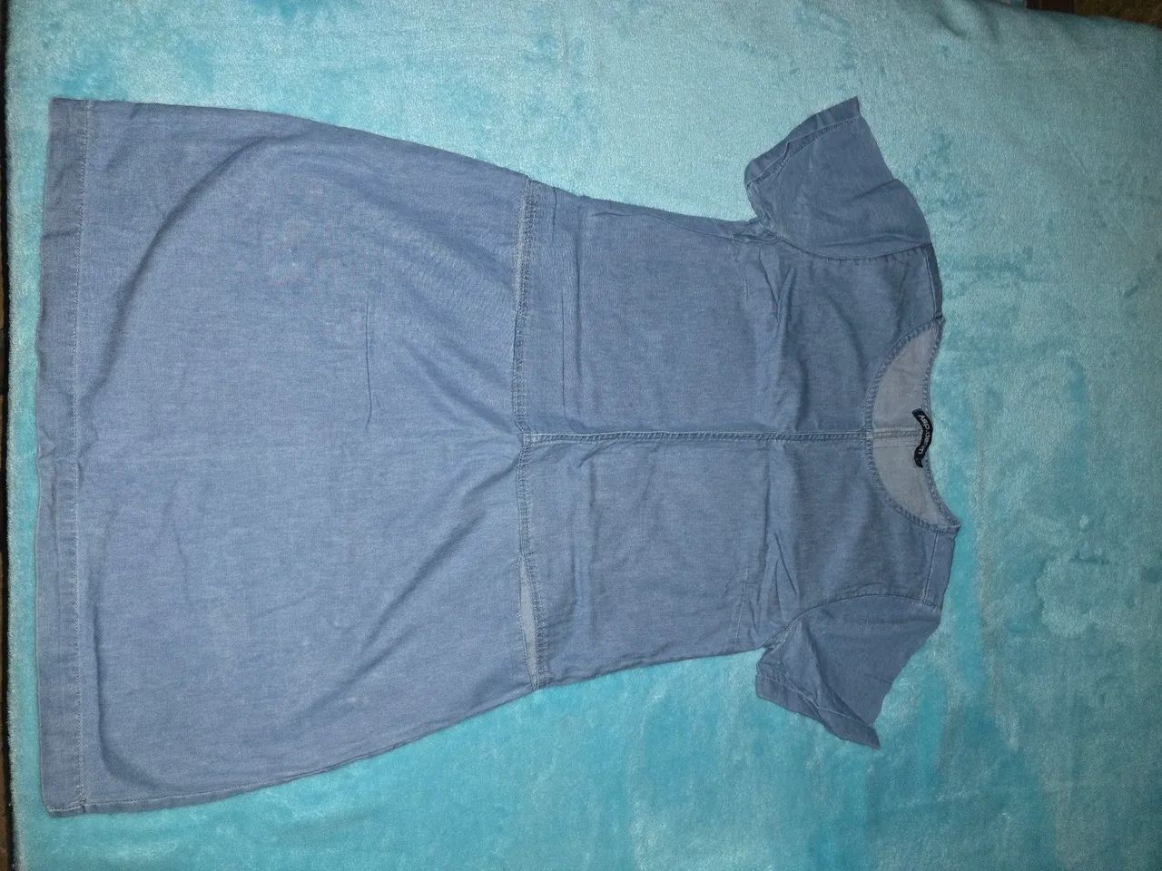 Vestido Jeans Azul - Foto 2