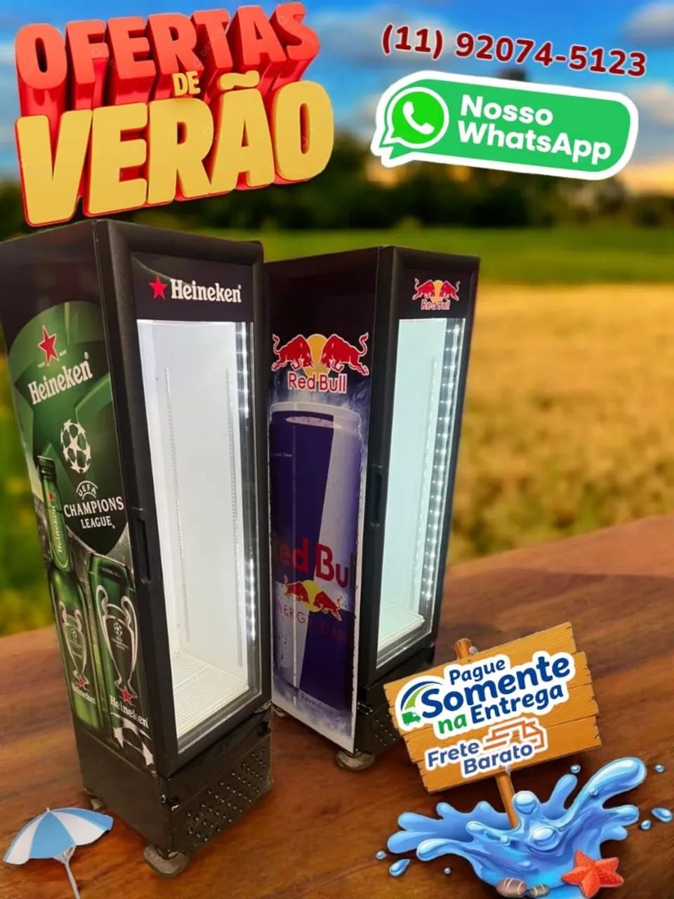 Geladeira Expositora de Bebidas 
