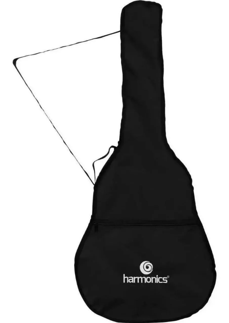 Capa Para Violão Clássico Nylon Preta Harmonics