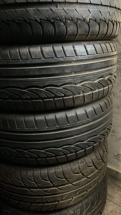 Pneu 185/55/15 Dunlop 90% de aproveitamento