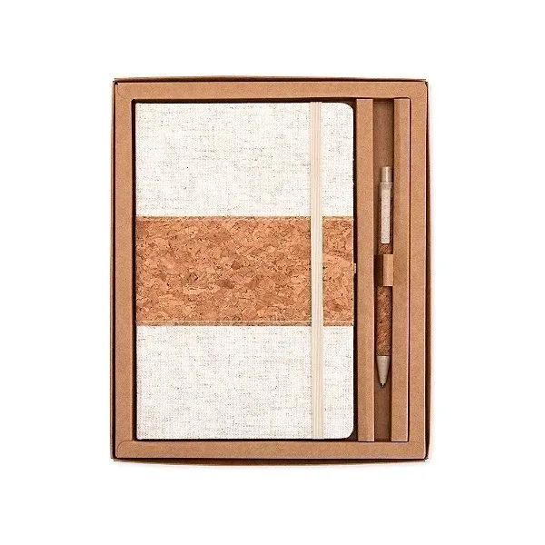 Kit Ecológico Caderneta e Caneta