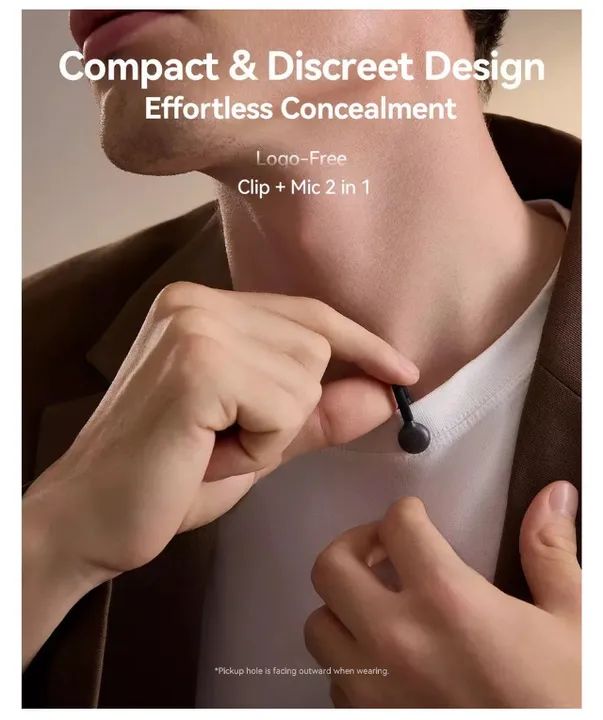 Microfone Hollyland Lark M2s Mini Combo Duo Sem Fio Preto - Foto 4