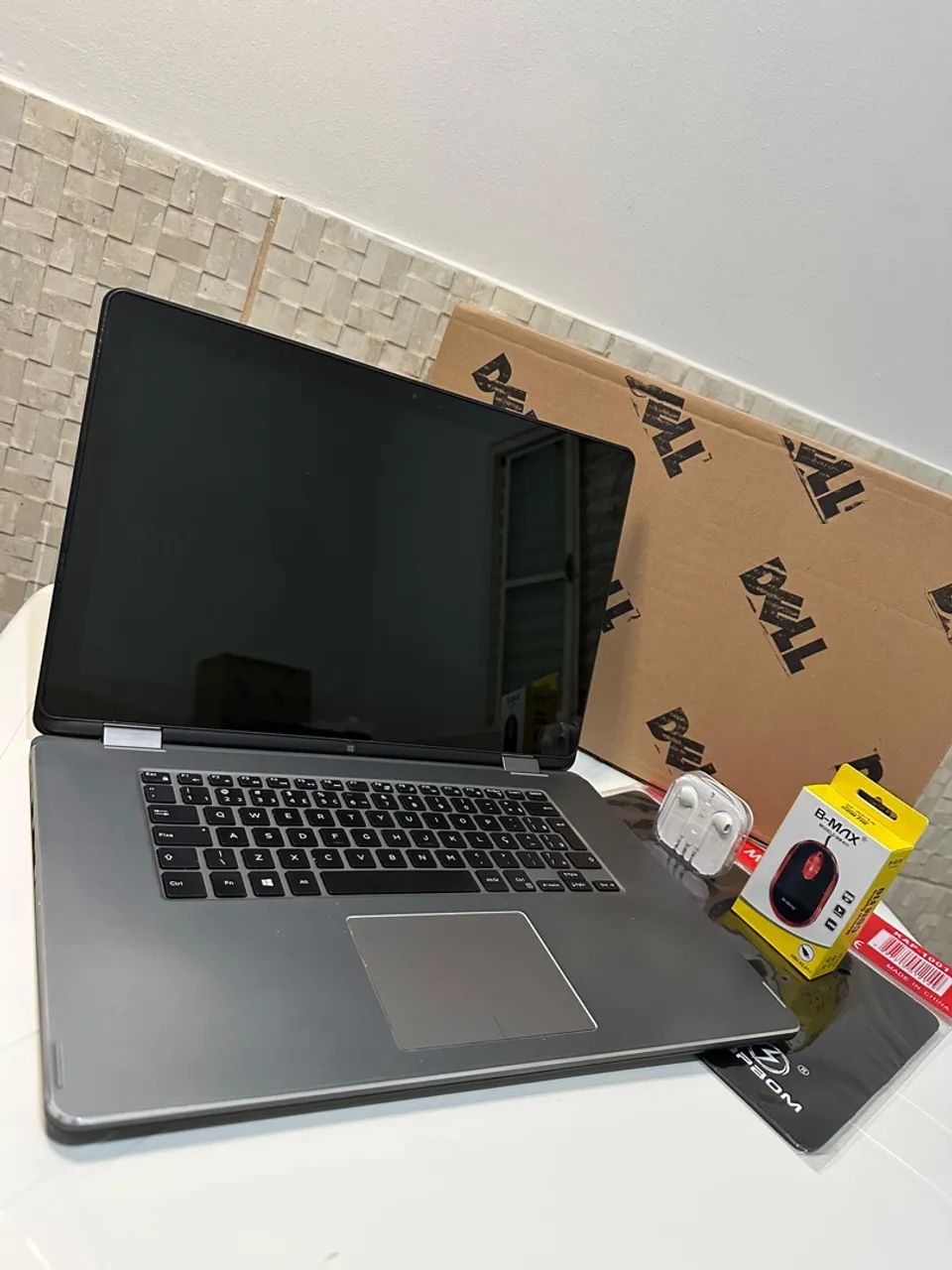 Notebook Dell i7/ 8GB / SSD 1TB/ Tela Touch (Vira Tablet) / Caixa e Nota de Venda.