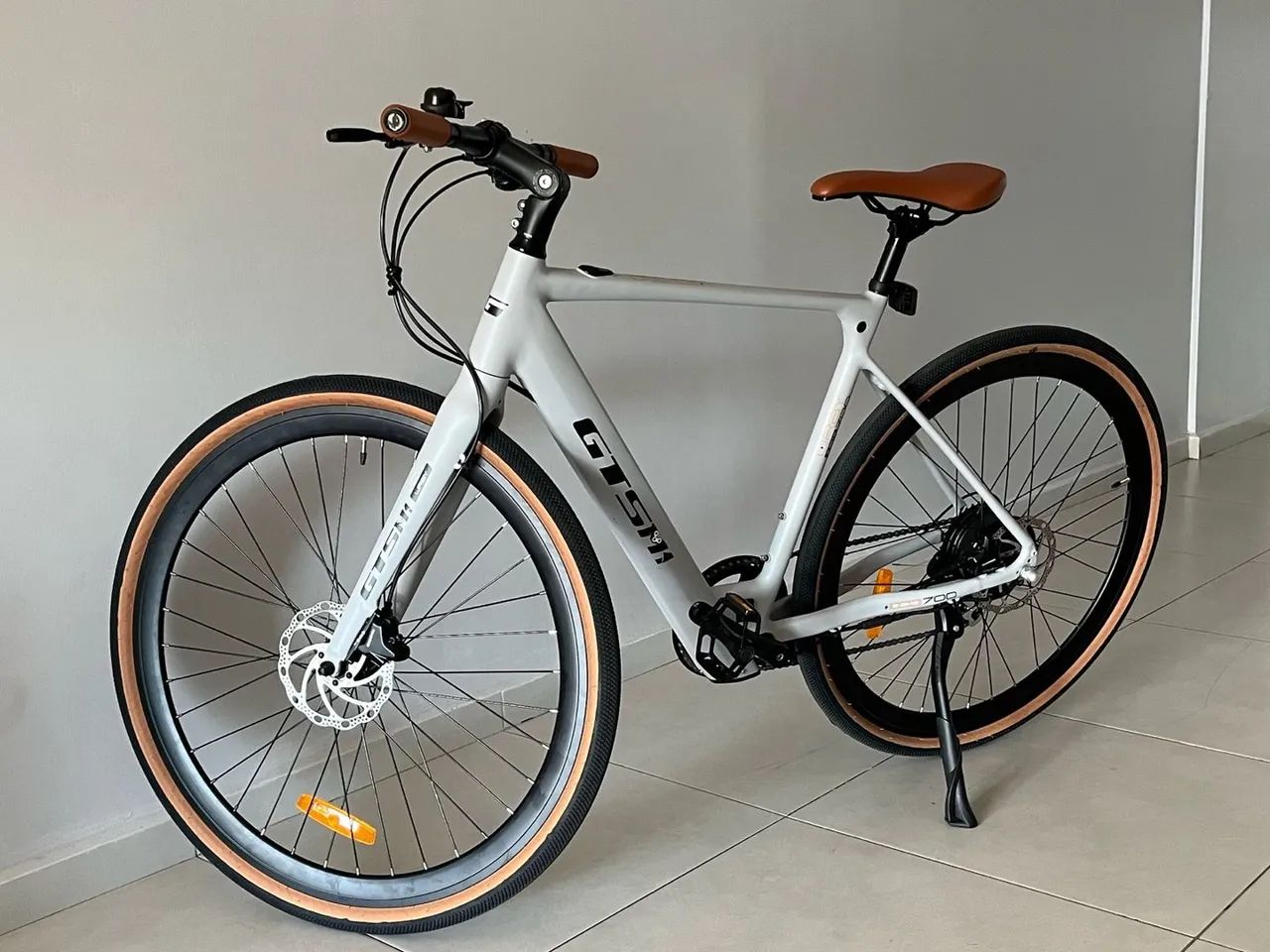 Bicicleta elétrica E-bike GTS Urby 700, nova (na caixa)