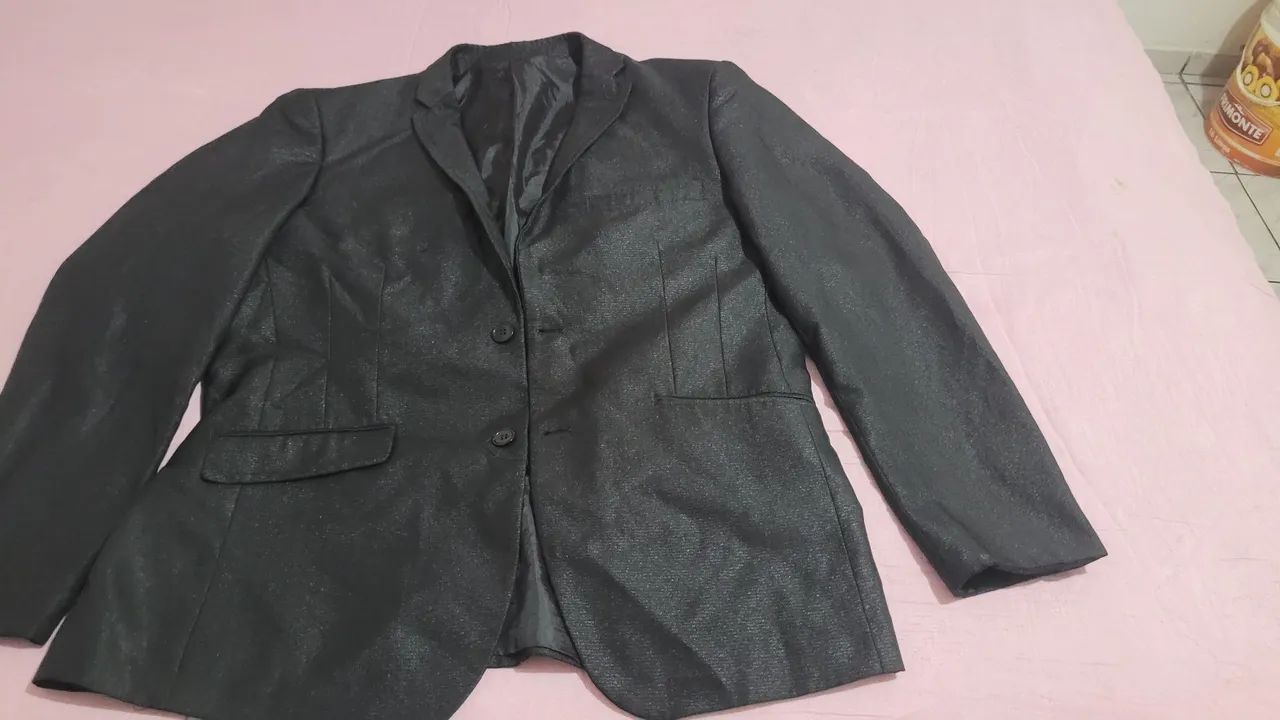 Terno  Social Masculina Preto