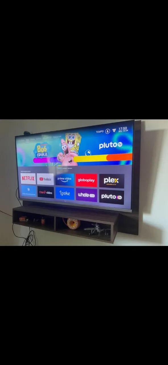 Smart TV com acesso a diversos aplicativos