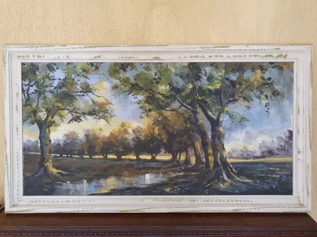 Yvette Lietard - Paisagem - Óleo sobre Tela