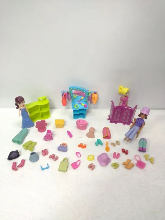 Polly Pocket kit com 3 bonecas e muitos acessórios para brincar - Foto 3