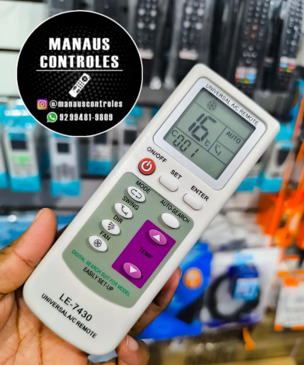Controle para ar-condicionado universal ( fazemos entregas )