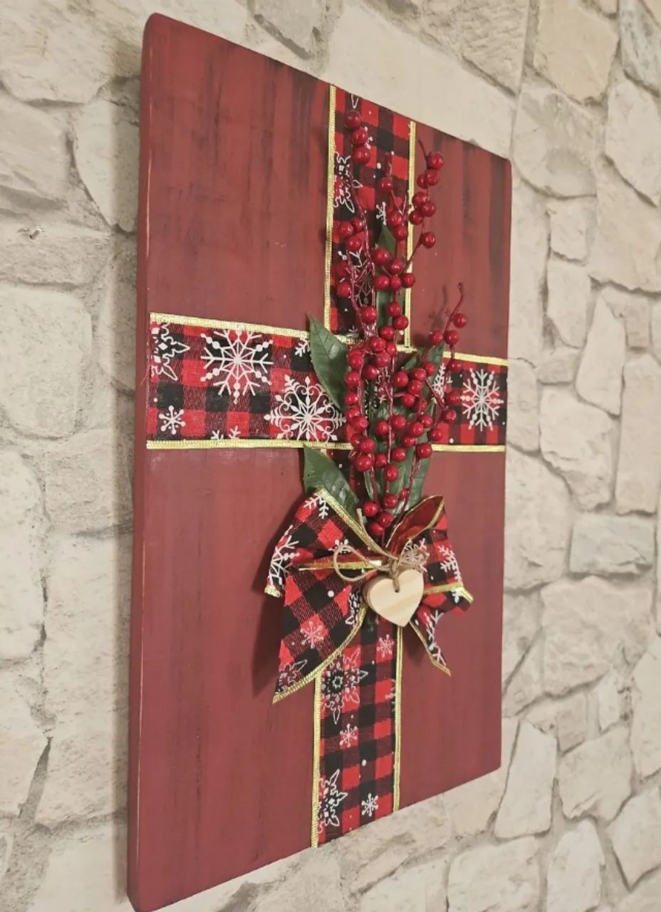 Quadro Natal (vermelho) - Foto 3