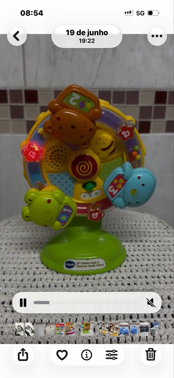 Gira gira com som e luz da Vtech - Foto 3