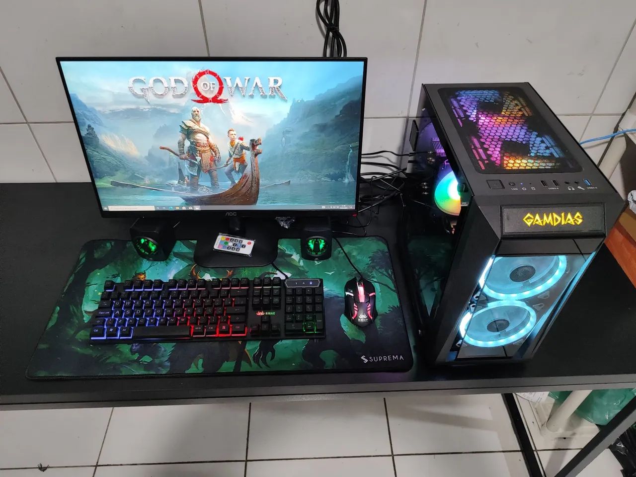 PC Gamer Intel Xeon E5 2666 v3 + 32gb RAM + RX 580 8gb + SSD NVME 1tb + Tela 24" 100hz - Foto 5