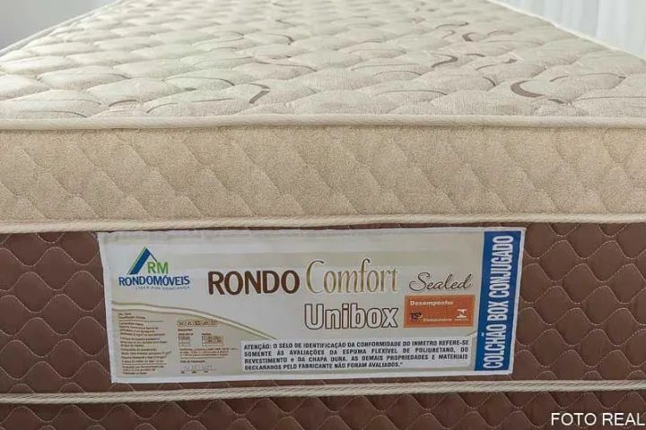 Cama Box Solteiro Ortopédico com Espuma D33 Rondoconfort- Produto Novo  - Foto 2