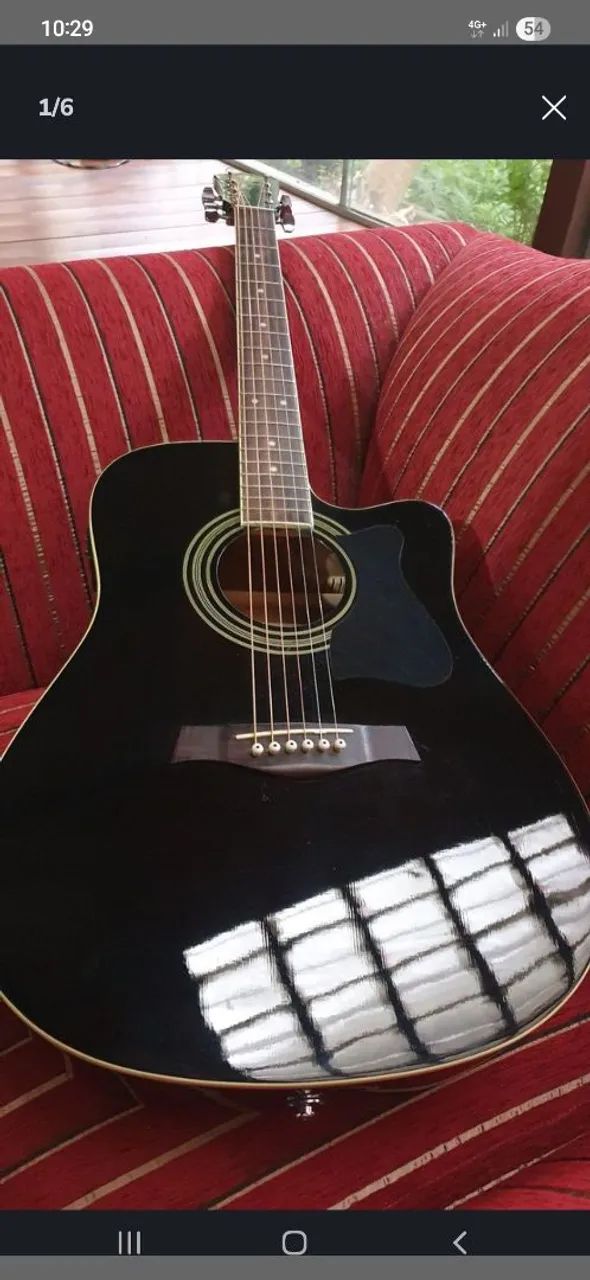 Ibanez aço V72 ECE BK Exelente som regulado