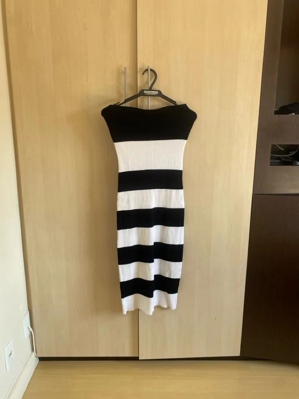 Vestido Tubinho Listrado Fotos De Vestido Listrado Preto E Branco