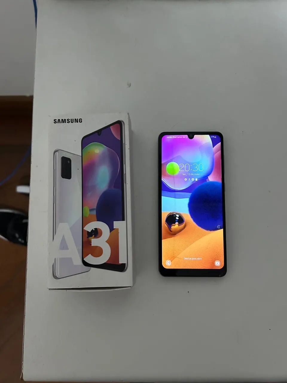 Smartphone Samsung Galaxy A31 128GB Branco 4GB RAM 6,4? Dual Chip (usado)