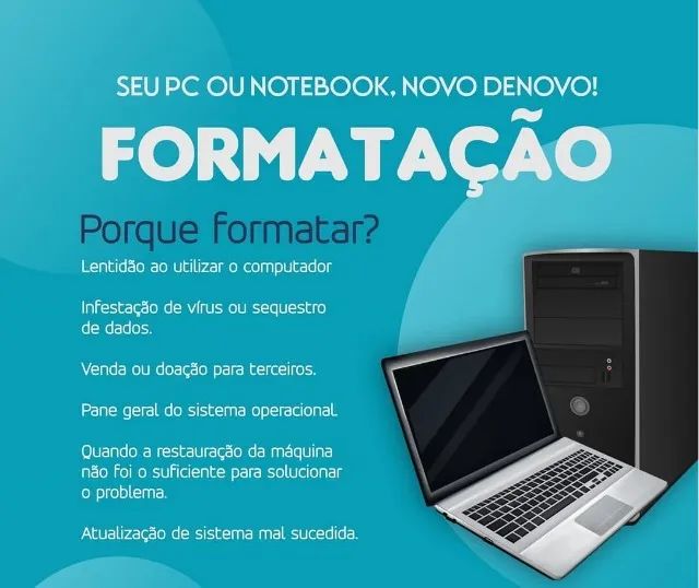 Formatação e Manutenção de Computadores