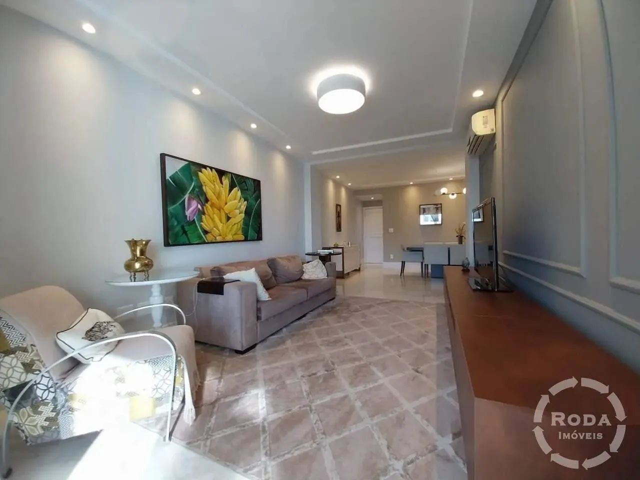 Apartamento no Gonzaga 3 quartos sendo 1 suíte com varanda, varanda gourmet, 2 vagas e laz - Foto 3