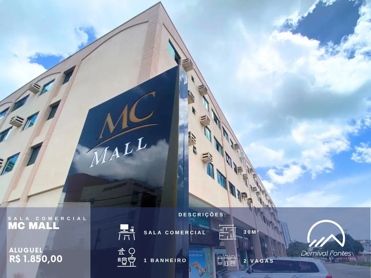 Sala Comercial para Aluguel no MC Mall Capim Macio, Natal/RN