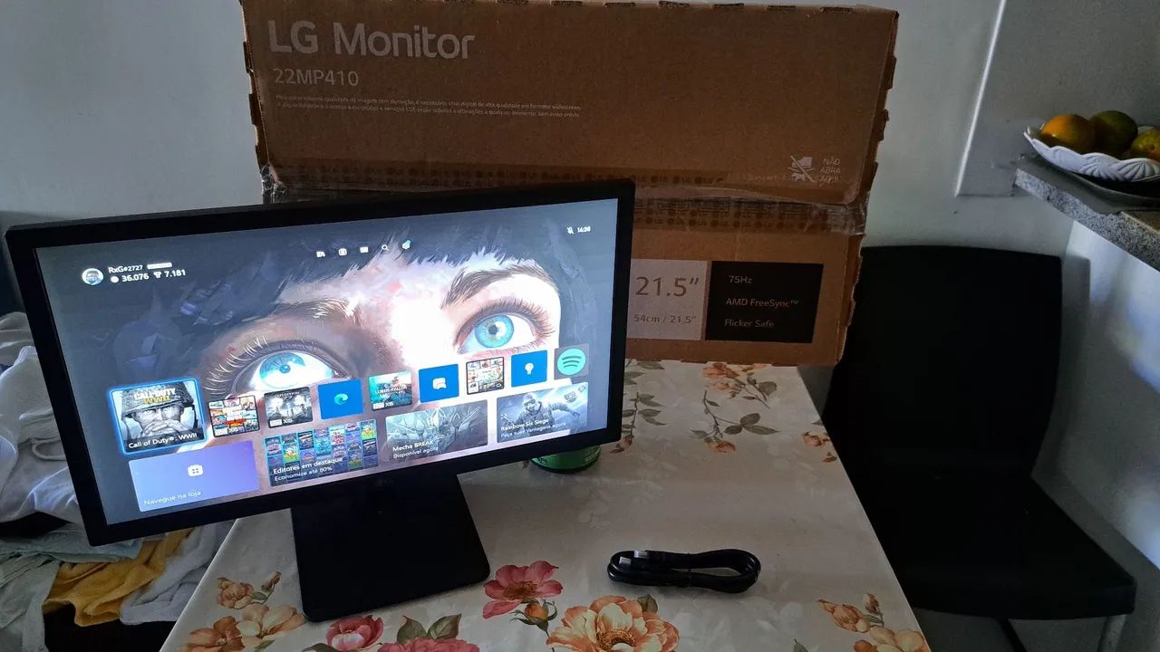 Monitor LG 21.5" 75Hz Semi-novo  - Foto 2