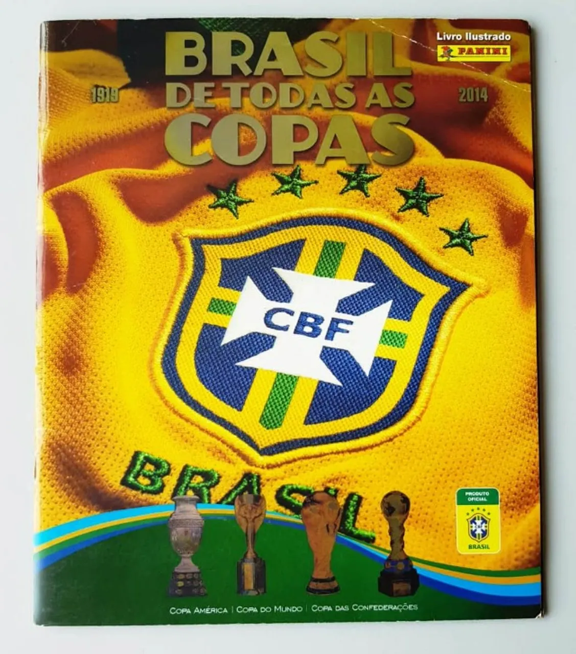 Colecionável - Álbum De Figurinhas - Brasil de Todas as Copas - Completo - 2014