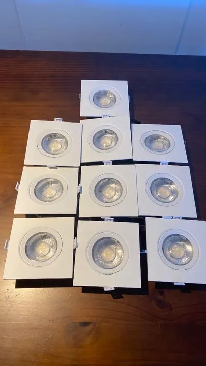 10 Spot LED 10/20 Luz Quente 7w - Foto 4