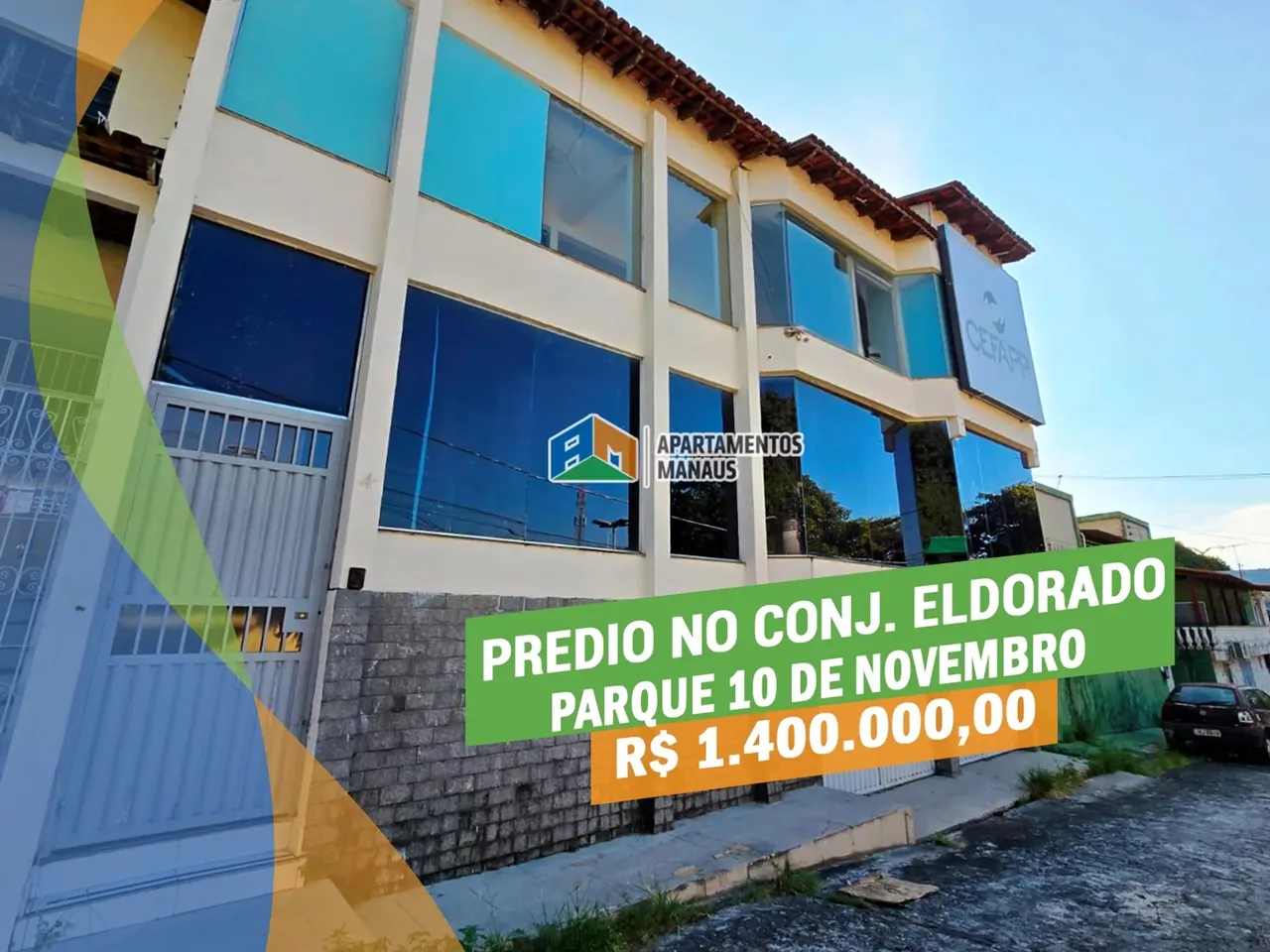 Prédio comercial 448m² Parque 10 de Novembro