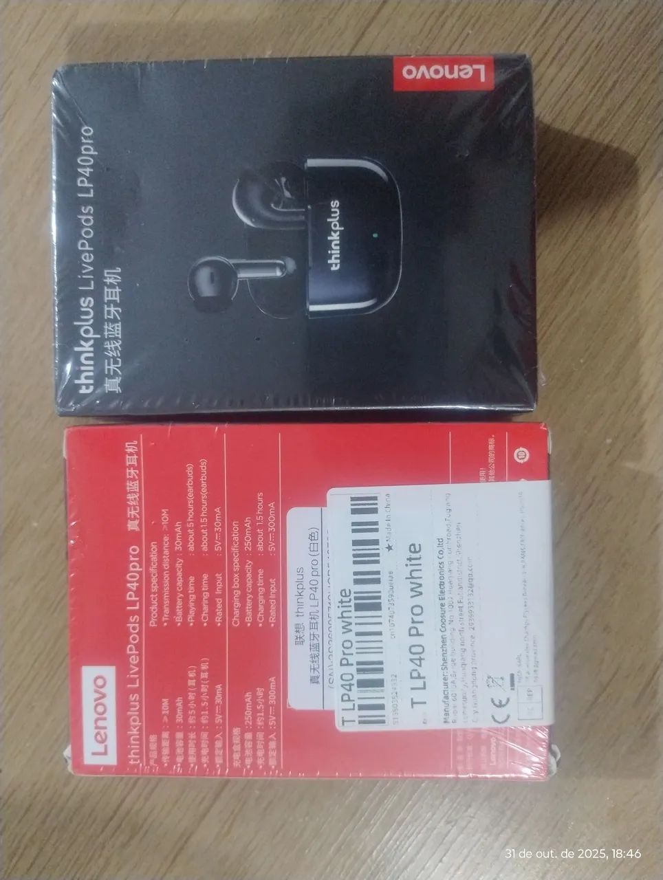 Fone blutuh LENOVO LP40 PRO thinkplus - Foto 5
