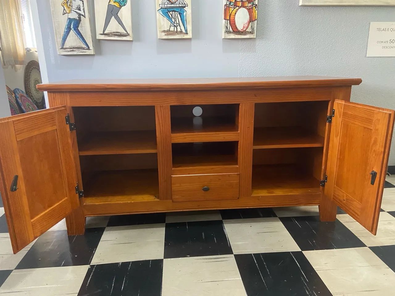 Balcão/buffet em Madeira de reflorestamento  - Foto 2