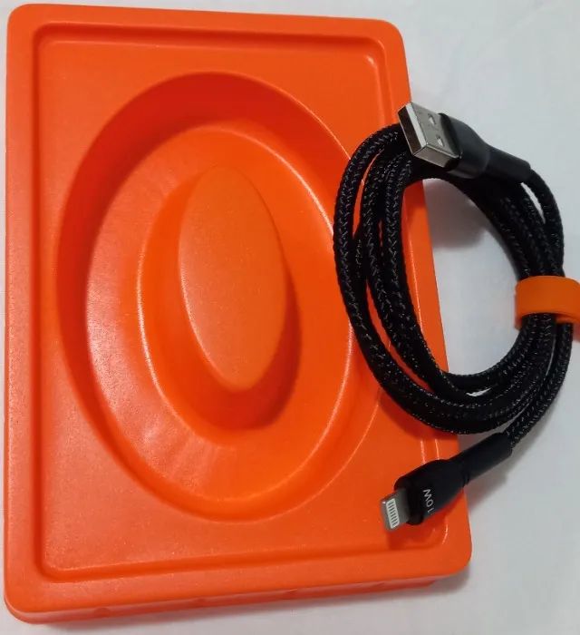 Cabo USB para LIGHTNING (iPHONE) Trançado - Foto 3