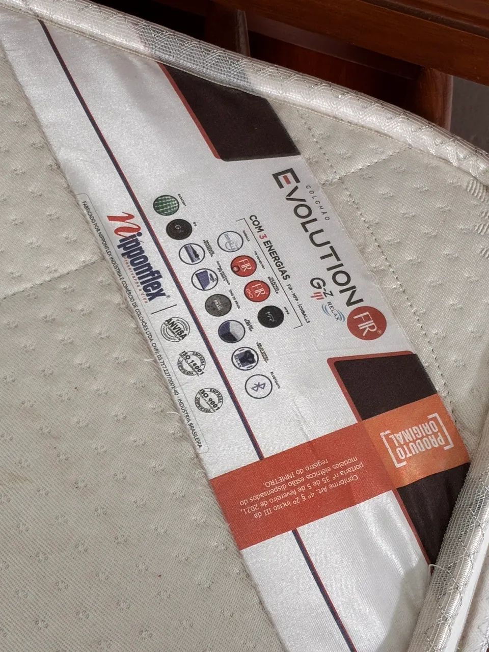 Colchão Massageador Nipponflex Evolution FIR G-z Tam. Casal