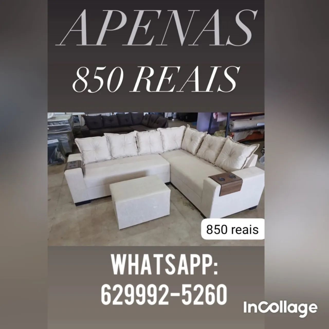 Sofá direto de fábrica (///)///(///)