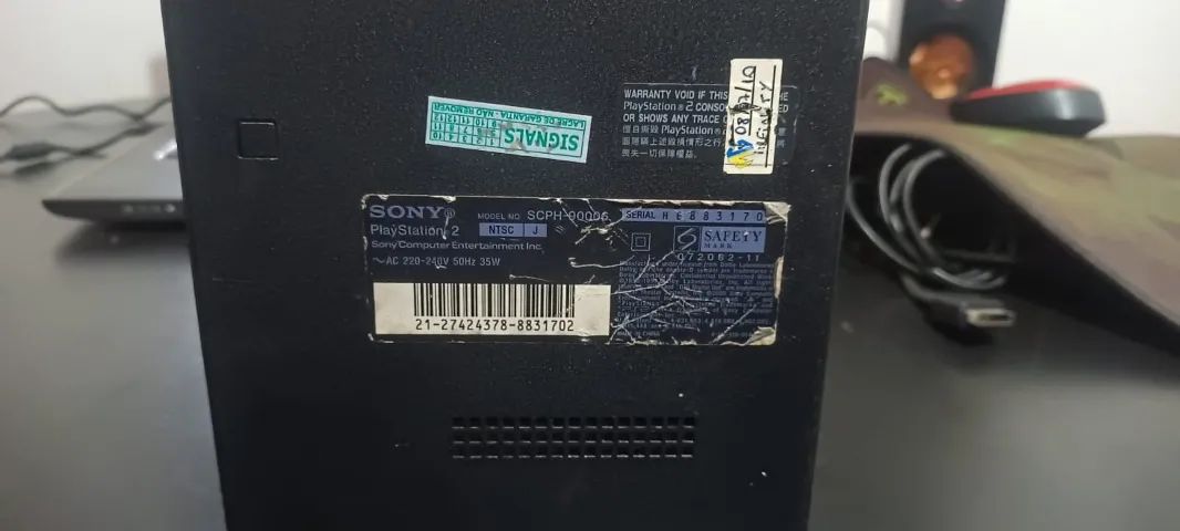 Ps2 + Controle e TODOS os cabos originais - Foto 5