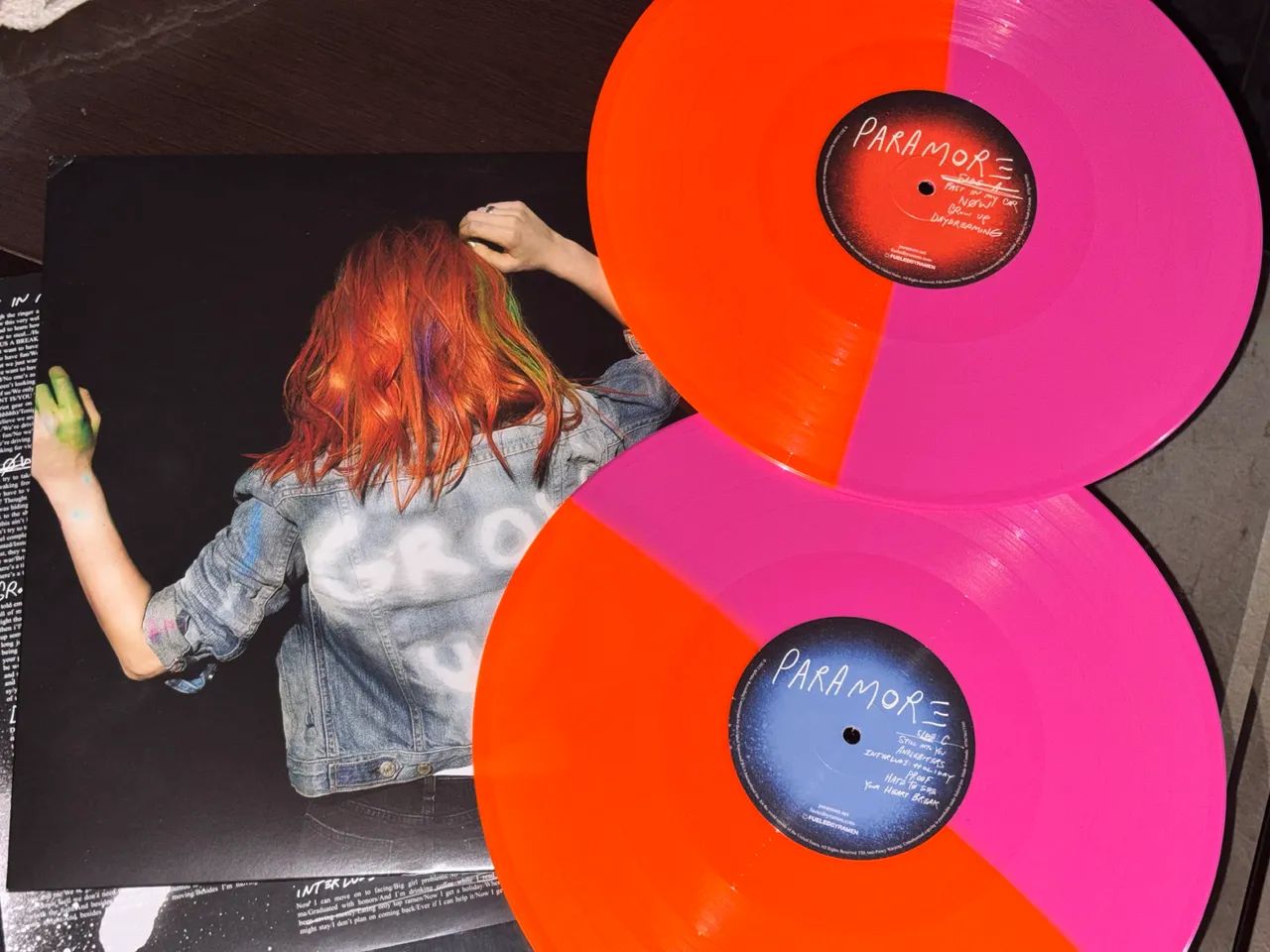 PARAMORE - SELF TITLED PINK ORANGE VINIL 