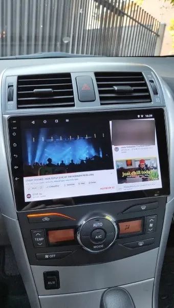 Central Multimídia Android  9 pol. c/ Carplay e Android auto s/fio Corolla 2008 a 2014 - Foto 5