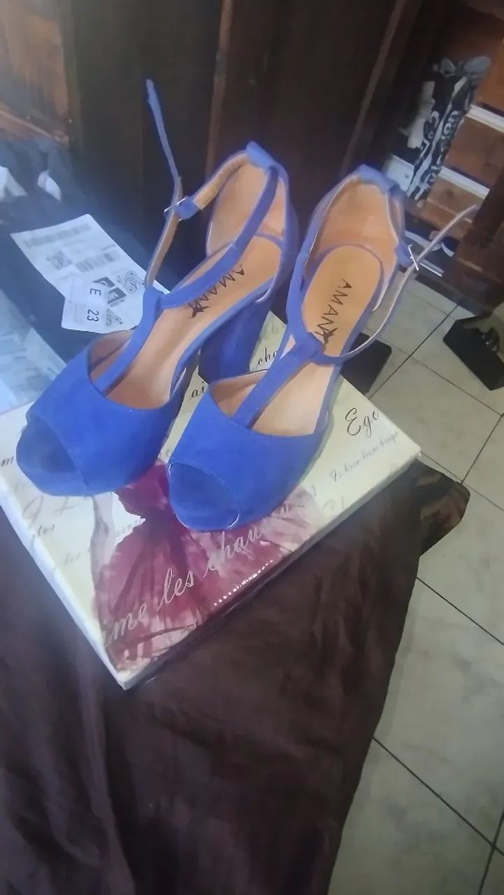 Sandália Azul AMAMI - Foto 4