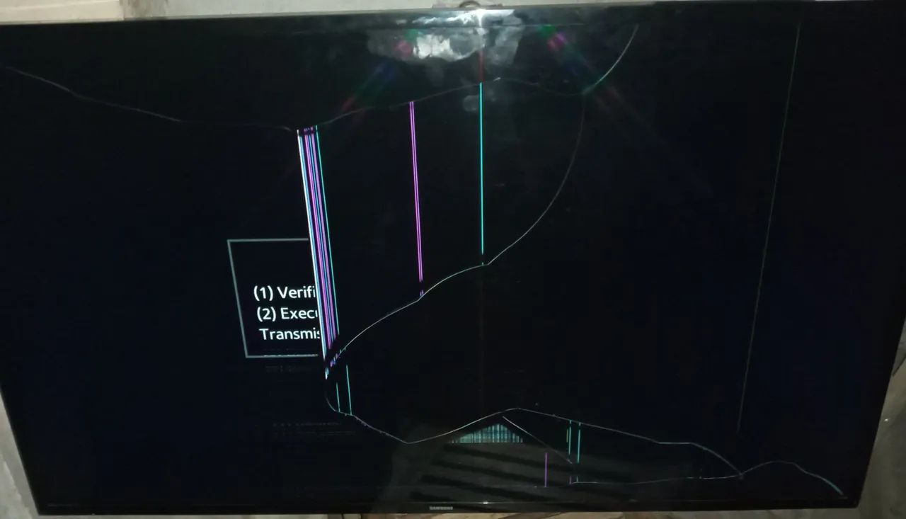 Tv Samsung tela quebrada. - Foto 3