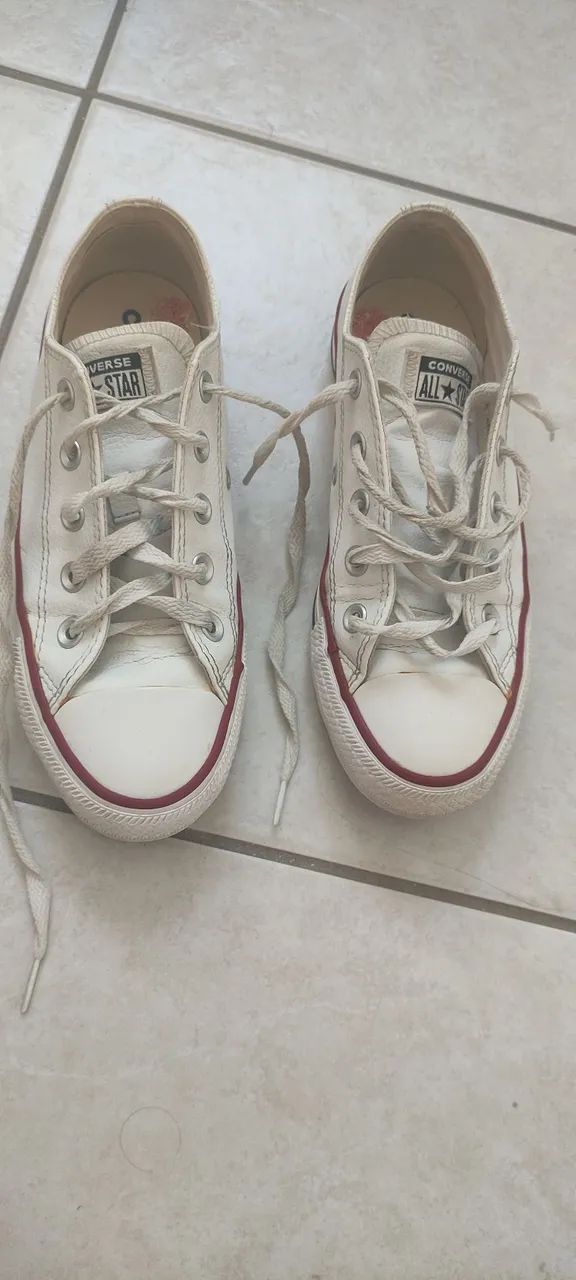 Tênis em couro Converse All Star Infantil