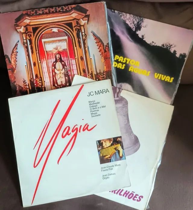 Lote 7 Lps Discos De Vinil Católicos Variados + 1 Lp Grátis - Foto 3